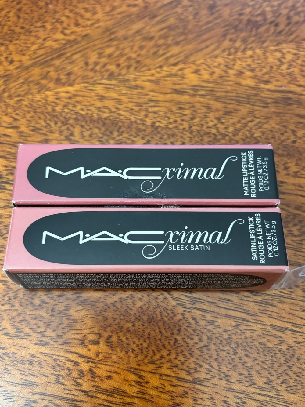 2 MAC ximal Sleek Satin & Matte Lipsticks - Modesty